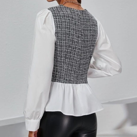 Plaid blouse - Picture 2 of 2